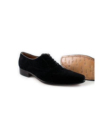 Suede Black Oxford Shoes Black Suede Leather Dress Lace Up Shoes