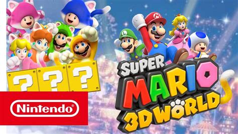 Super Mario 3d World Deluxe Gameplay Trailer Nintendo Switch Fanmade