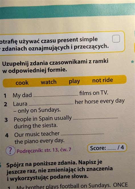 Uzupełnij Zdania Słowami Z Ramki Annoyed - Uzupełnij zdania czasownikami z ramki w odpowiedniej formie. - Brainly.pl