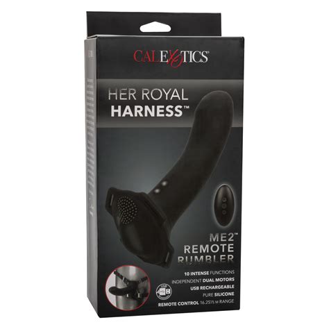 Remote Rumbler Стильный страпон с вибрацией и д у пультом 16 5х3 7 см черный купить в секс