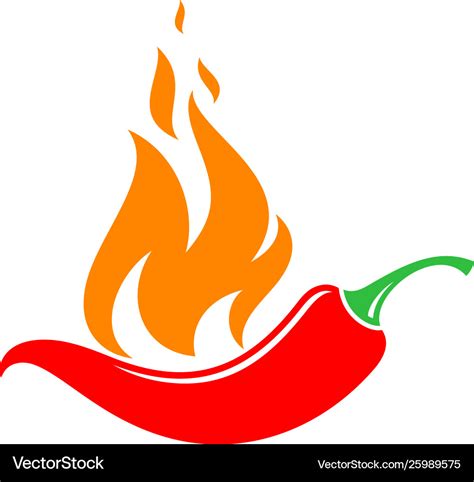 Chili Pepper Logo Royalty Free Vector Image Vectorstock
