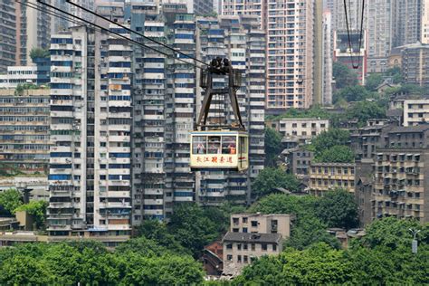 Chongqing Vertical City Of China A Tourist Goes No Return