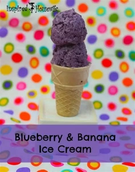 Blueberry Banana Ice Cream Inspired Housewife
