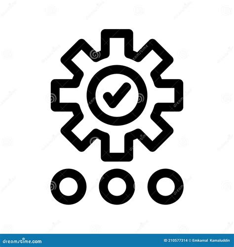 Config Icon Or Logo Isolated Sign Symbol Vector Illustration Stock