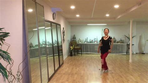 Stroll Along Cha Cha Line Dance With Teaching Youtube