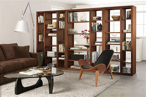 Woodwind Open Back Bookcases Modern Office Furniture Room And Board
