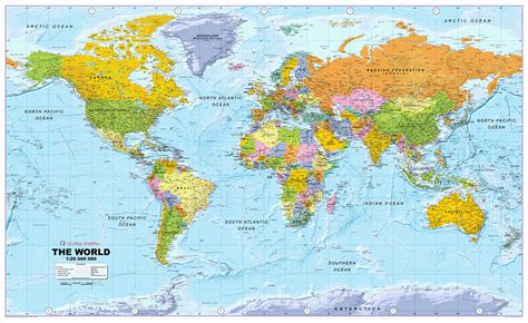 Map Of World To Scale Kinderzimmer 2018 Riset