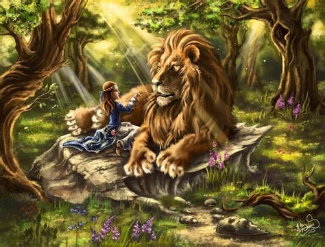 Aslan And Lucy Chronicles Of Narnia Narnia Chronicles Of Narnia Books