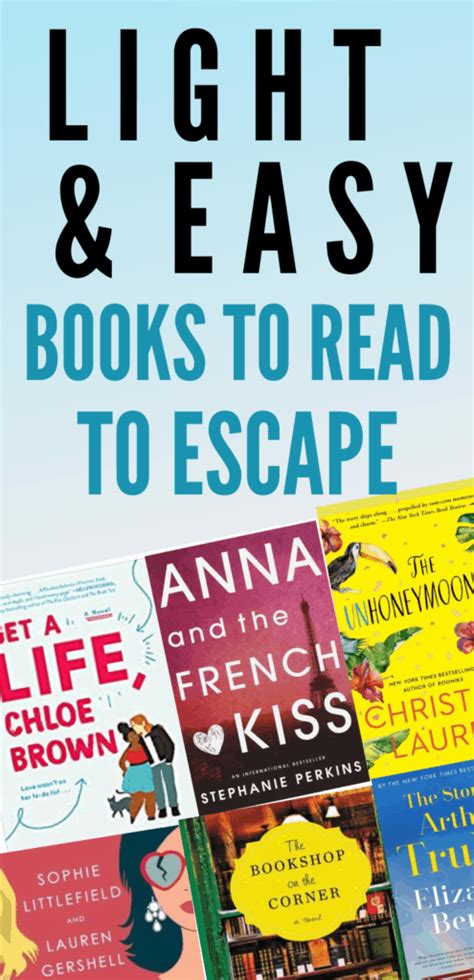 Light And Easy Books To Read When You Really Just Need An Escape Easy