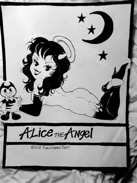 Pin On Bendy And The Ink Machine Burlesque Featuring Alicethe Angel