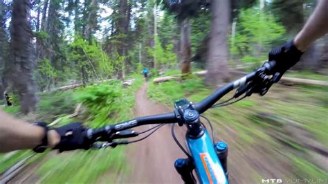 Mountain Biking Bear Canyon Trail In American Fork Canyon Utah On The