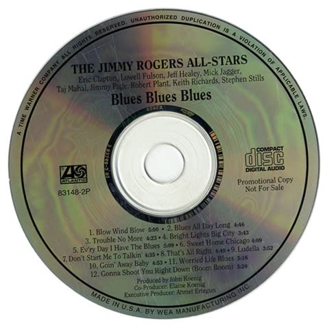 Eric Clapton Blues Blues Blues Us Promo Cd Album Cdlp 555235