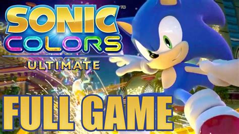 Sonic Colors Ultimate Full Game Nintendo Switch Youtube