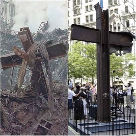 Cross At Ground Zero Nyc September 11 2011 Ground Zero Nyc New
