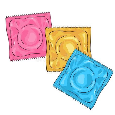 vector cartoon color condoms stock vector illustration of icon love 77516746