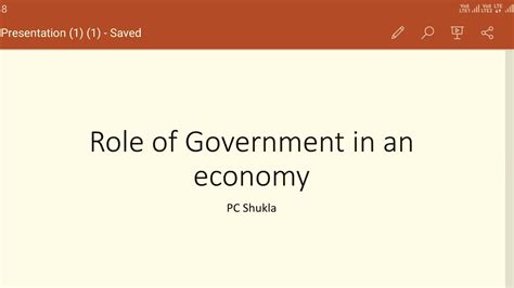 Role Of Government In An Economy Youtube