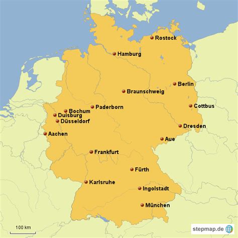 Bundesliga was to be the last in its current format for a time as the german reunification in 1991 lead to changes to the league after this season. StepMap - Teams 2.Bundesliga - Landkarte für Deutschland