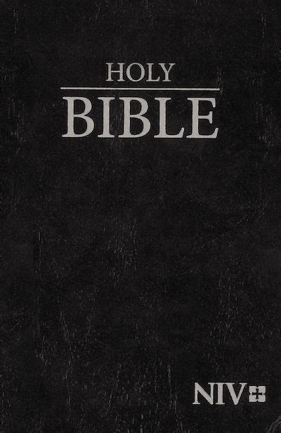 Niv Holy Bible Giant Print Paperback Black