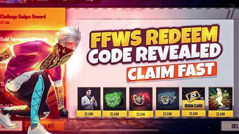 Redeem Code For Ffws Live Milestone Rewards 💥 Claim Fast 💥 Garena Free