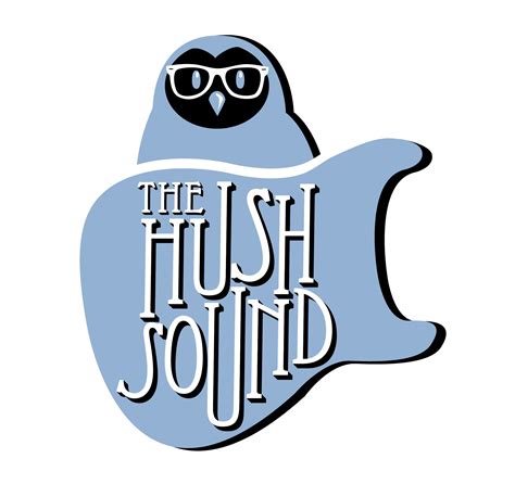 Logo For The Hush Sound Hush Hush Logo Graphic Design