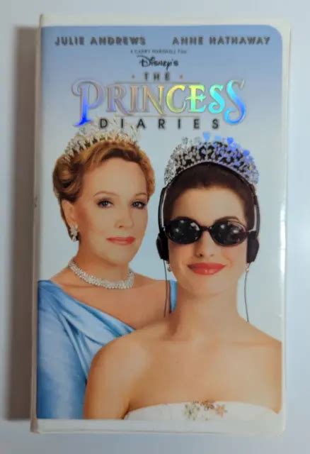 The Princess Diaries Julie Andrews Anne Hathaway Disney White Clam Shell Picclick