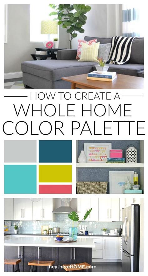 Easy Steps And Great Explanation To Create A Whole Home Color Palette