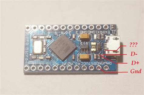 Arduino Micro Pro Atmega32U4 вырвал USB разъем Аппаратная платформа