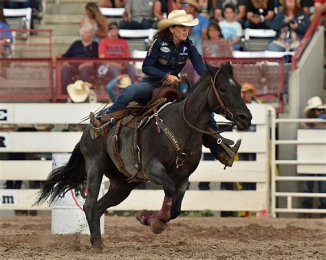 Frontier Days Miller On Pace For Repeat In Barrel Racing