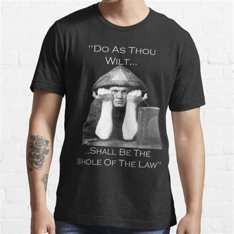 Do As Thou Wilt T Shirt For Sale By Rybw Redbubble Aleister