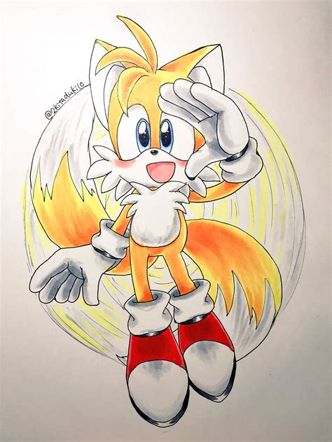 How To Draw Tails From Sonic The Hedgehog Peepsburgh