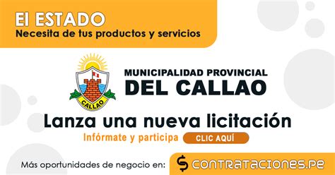 Municipalidad Del Callao Requiere Serv Transit Vehicular Y Peatonal