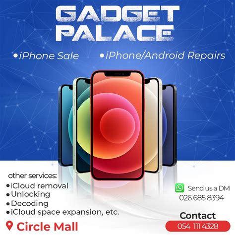 Gadget Palace Phone Sales And Repairs Flyer And Poster Design Flyer