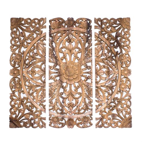 Design your everyday with removable bali wall murals you'll love. Balinese wooden wall panel decor hand carved ...