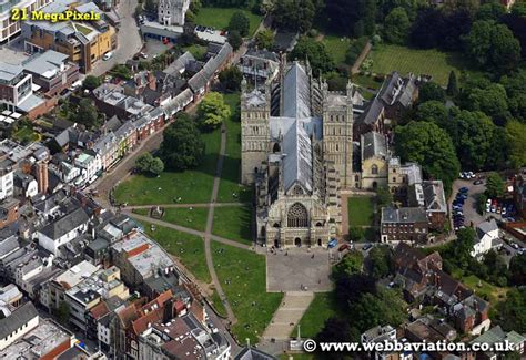 Exeter Cathedral Devon Aerial Photograph Aerial Photographs Of Great
