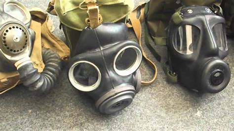 British Military Respiratorsgas Masks Youtube