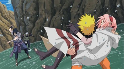 Naruto Saves Sakura From Sasuke Eng Dub 1080p Youtube
