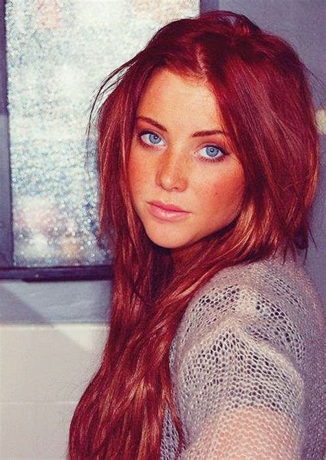Amazing Hair Colors For Blue Eyes Red Hair Blue Eyes Beautiful Red Hair