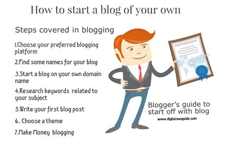 How To Start A Successful Blog Of Your Own Digital Seo Guide