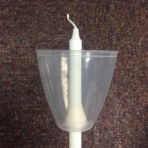 Candle Drip Protector & Wind Protector - All Natural Plastic - Chiarelli's Religious Good's ...