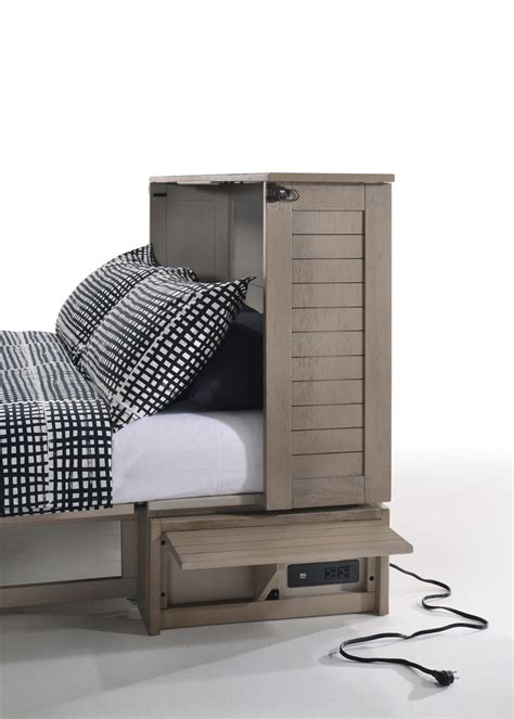 Poppy Brushed Driftwood Murphy Cabinet Bed Sleepworks