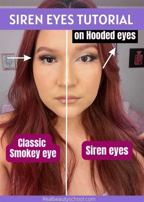 how to do siren eyes makeup step by step tutorial tips video real beauty school