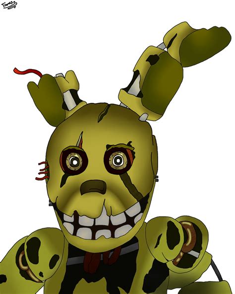 Springtrap Jumpscare By Thomasart Oficial On Deviantart