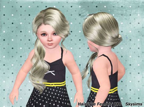 The Sims Resource Skysims Hair Toddler 086