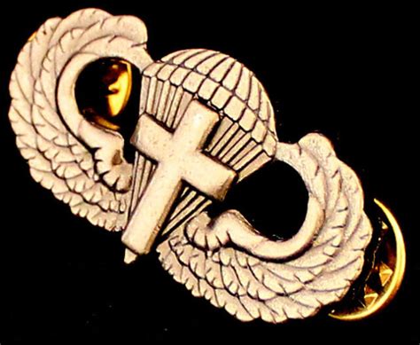 Airborne Chaplain Jump Wing Badge Us Army Parachutist Cross Insignia