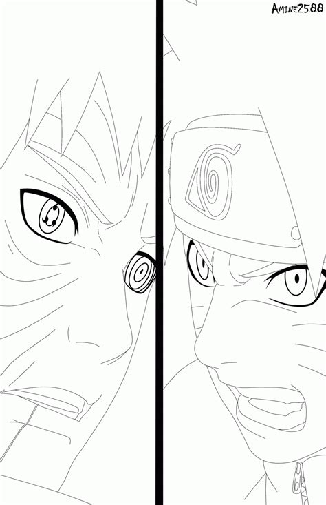 Naruto Obito Coloring Page Coloring Pages
