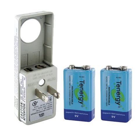 Milliken Medical 9 Volt Rechargeable Battery Kit Includes 2 Batteries