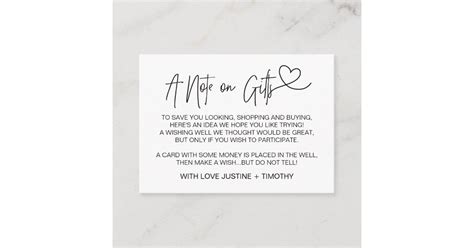 A Note On Ts Wedding Wishing Well Card Heart Zazzle