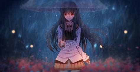 13 Anime Girl Rain Wallpaper Anime Wallpaper