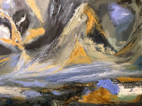 Isaiah Gerard Calleja Huge British Abstract Expressionist Oil