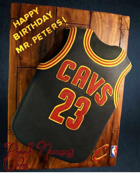 Pin By Elegant On Cleveland Birthday Birthday Party For Teens Cavaliers Cake Basketball Cake